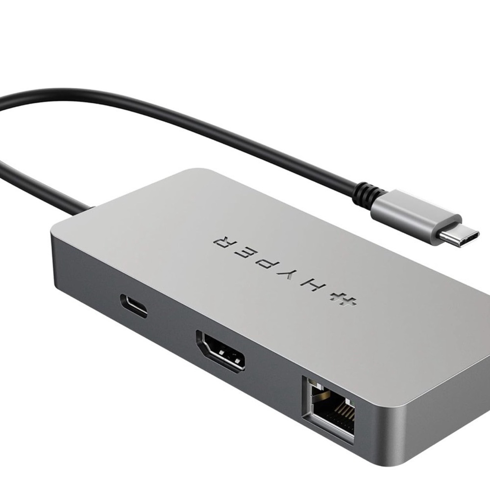 Hype USB-C Multi-Port Adapter - Silver